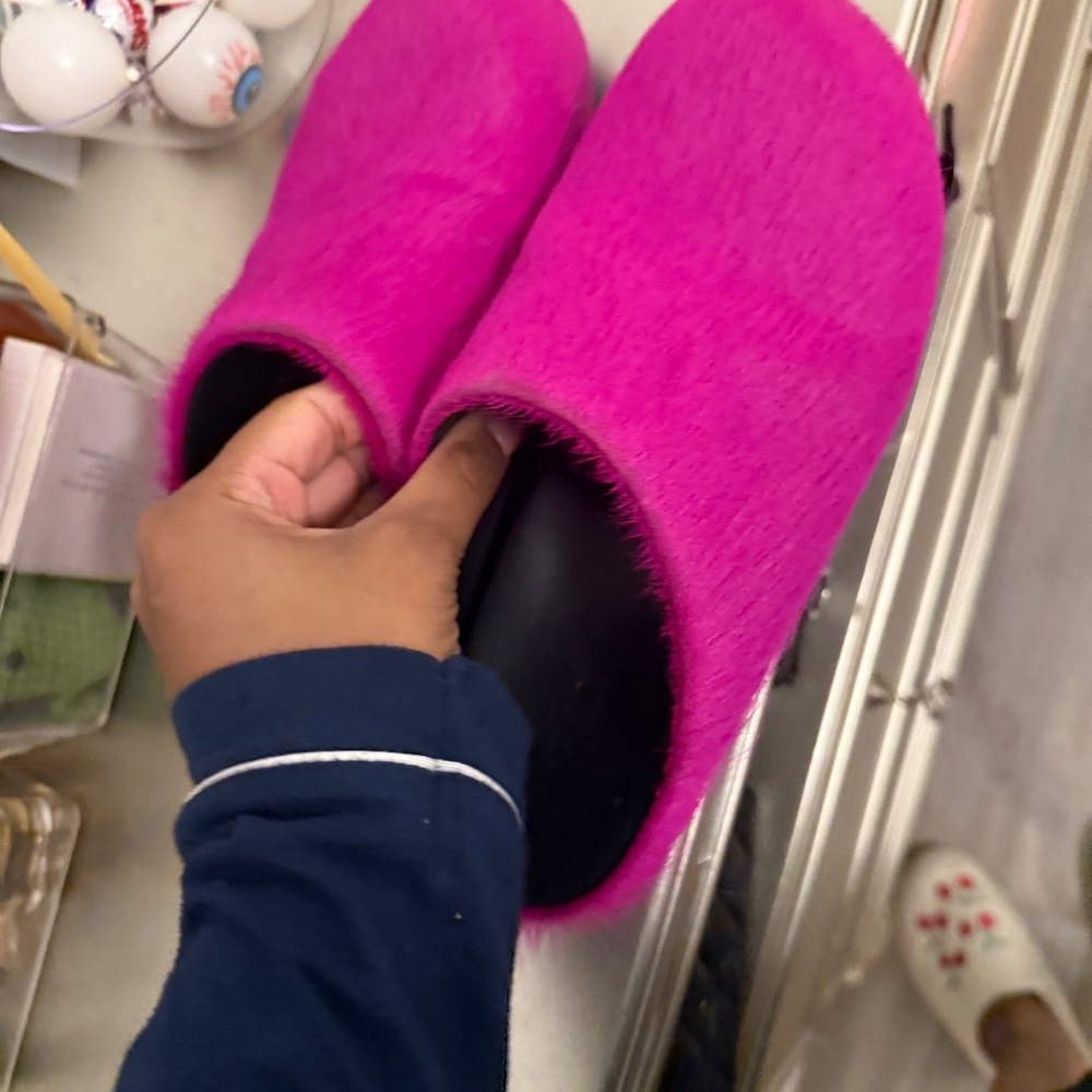 Pink Marni loafers